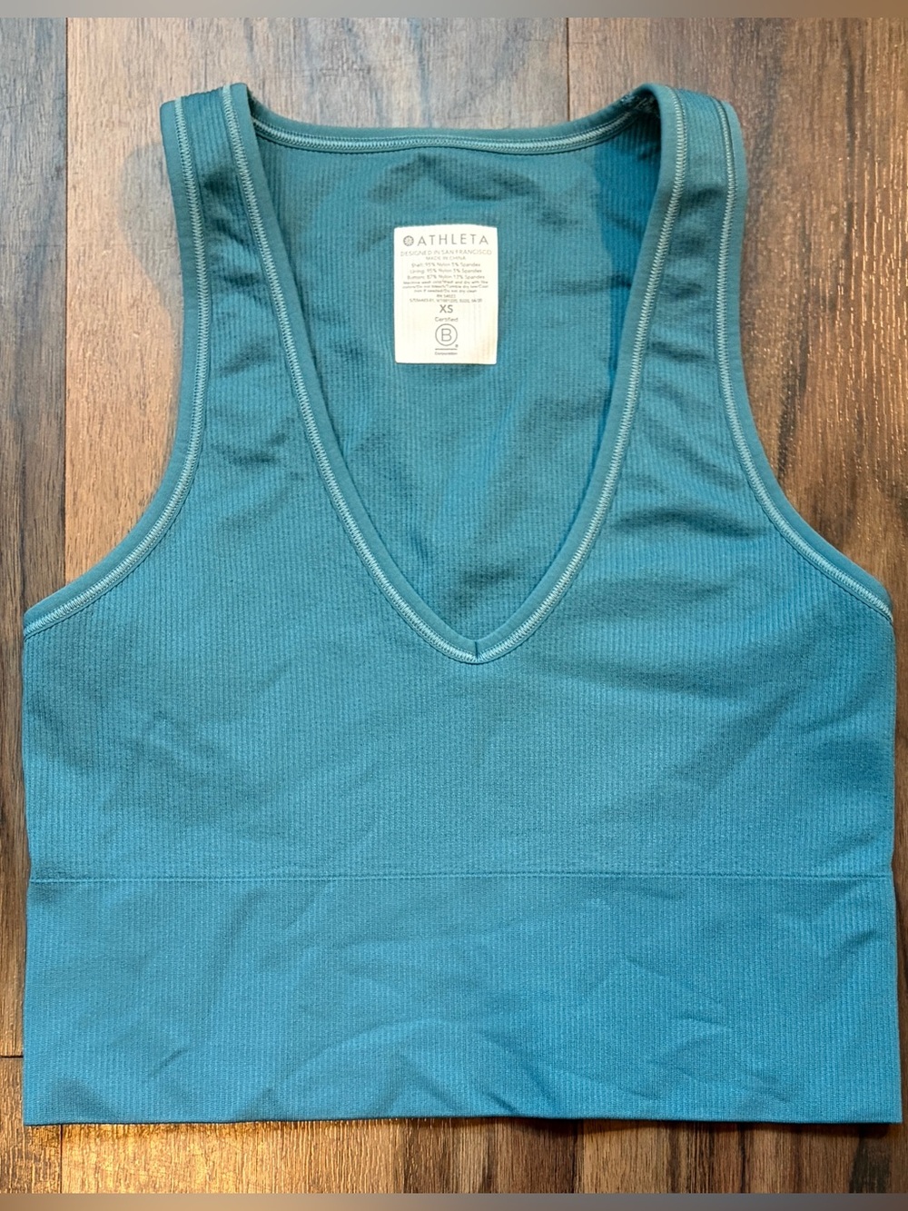 Teal Athleta Athletic Top
